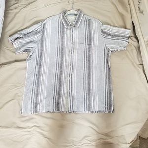 NWOT Tasso Elba striped shirt XXL